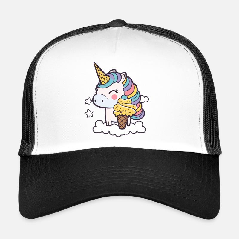 Licorne de crème glacée Casquette trucker 