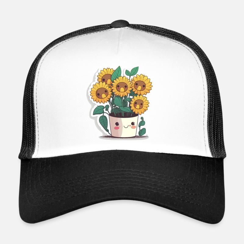 Sunflower Symphony Trucker Cap