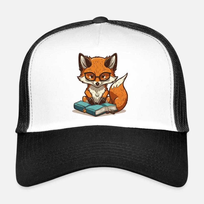 Renard livresque Casquette trucker 