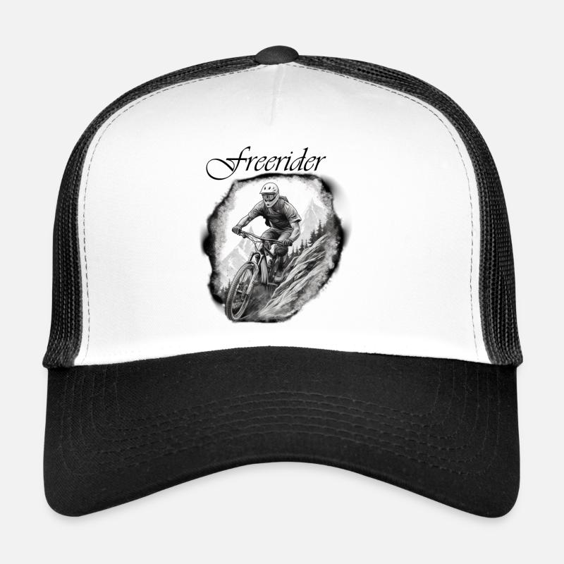 Freerider - Trucker Cap - Weiß/Schwarz