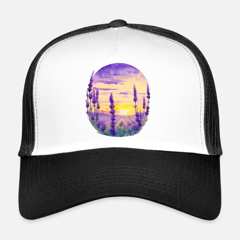 Champ de lavande Casquette trucker 