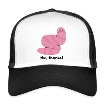 No Thanks - Trucker Cap - Weiß/Schwarz - Vorne
