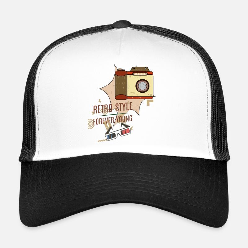 Style rétro Casquette trucker 