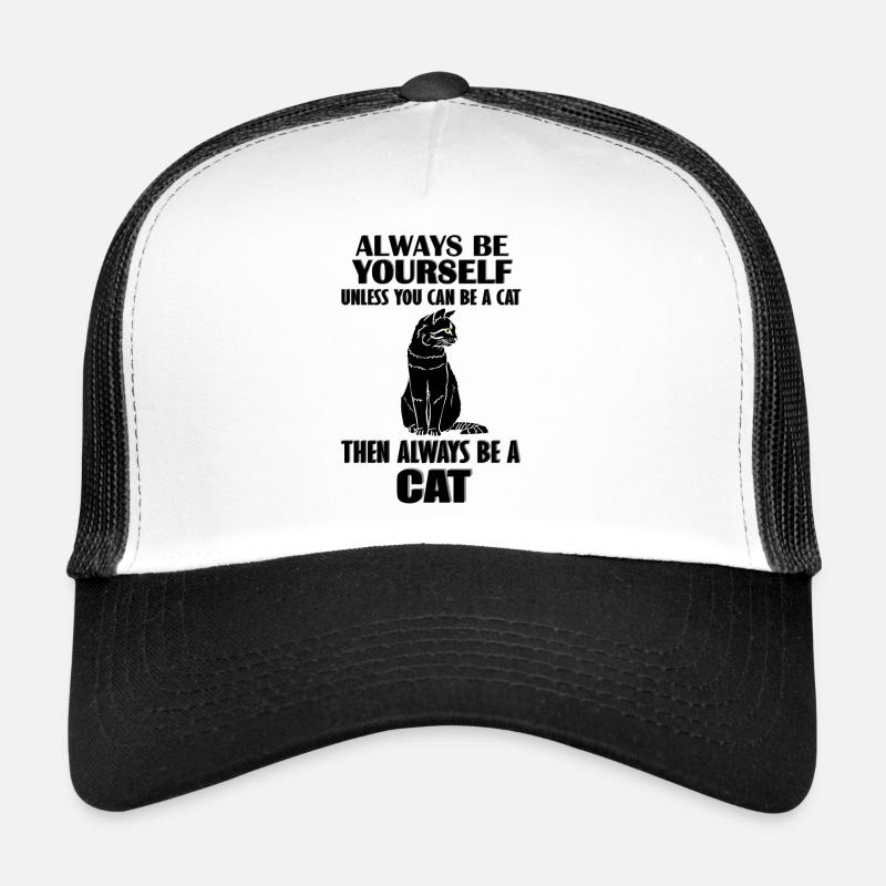 Soyez toujours vous-même chat Casquette trucker 