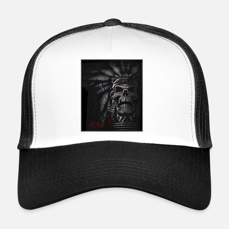 Luctus Indian American - Trucker Cap - white/black