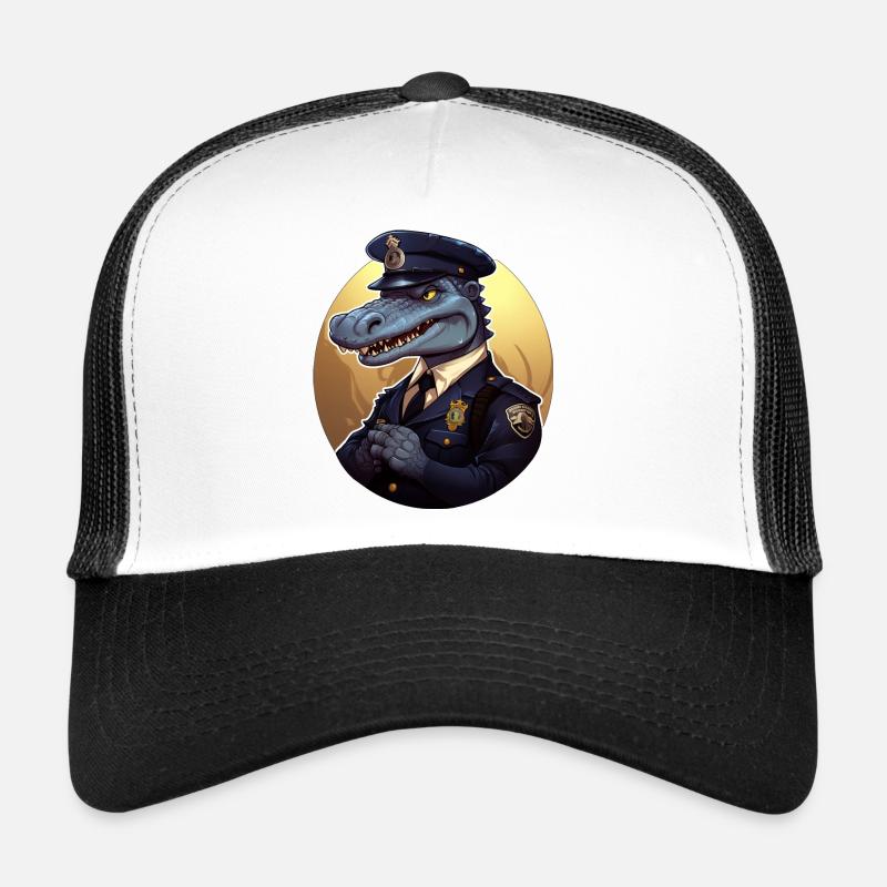 Policier crocodile Casquette trucker 