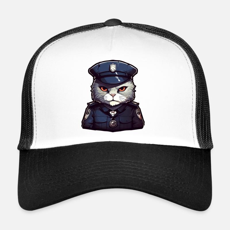 Polizei Katze Trucker Cap