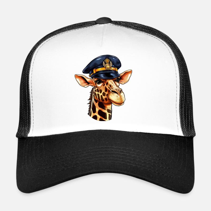 Girafe Policier Casquette trucker 