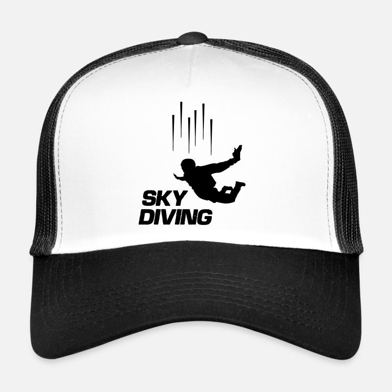 sky diving Trucker Cap