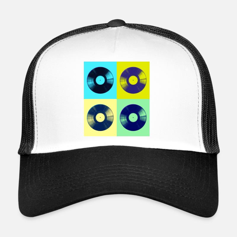 Pop-Art-Vinylalben Trucker Cap
