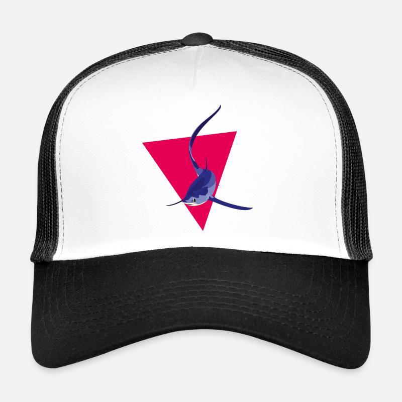 Alopien 2 - Trucker Cap - Weiß/Schwarz