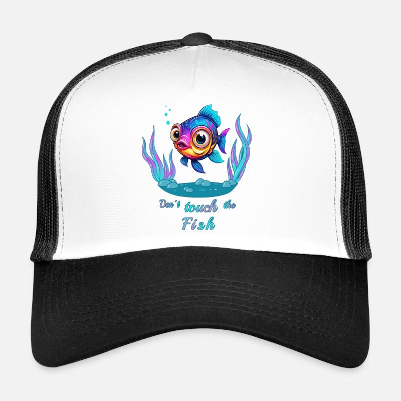 Ne touchez pas au poisson ! Casquette trucker 