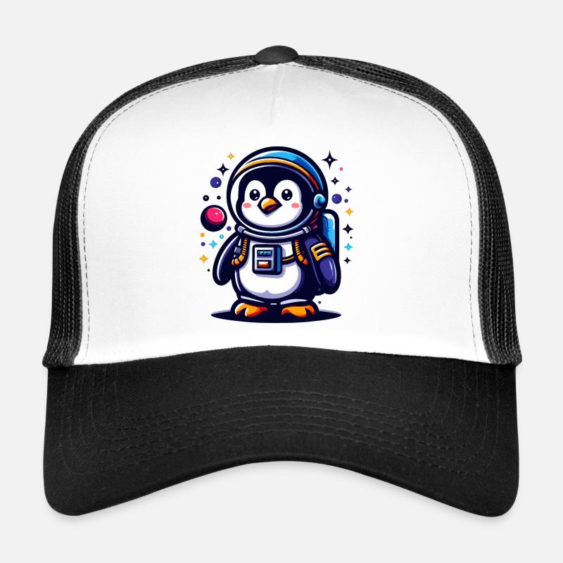 Space Penguin Trucker Cap