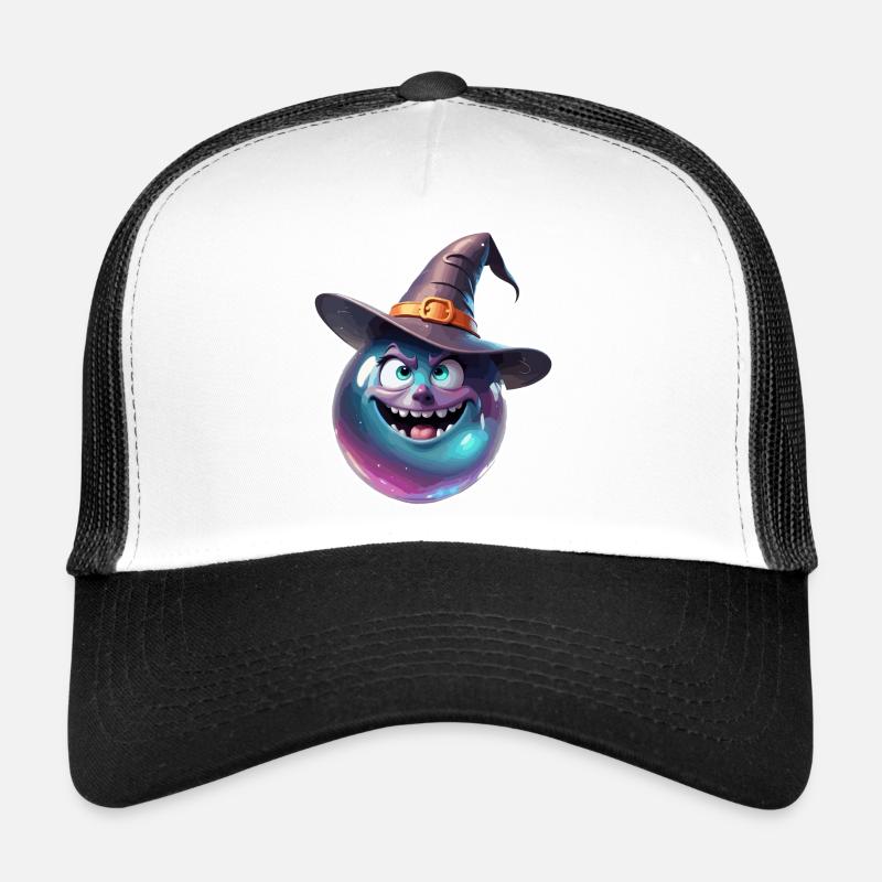 Magische Kugel / Hexenhut / Gesicht / lustig Trucker Cap