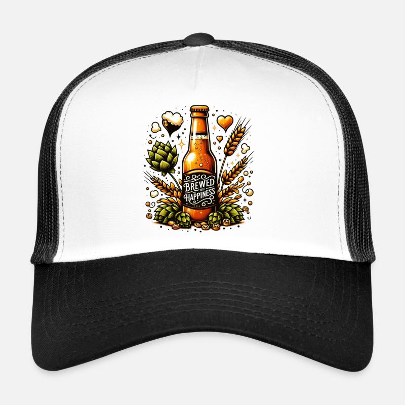 Brassé avec bonheur Casquette trucker 