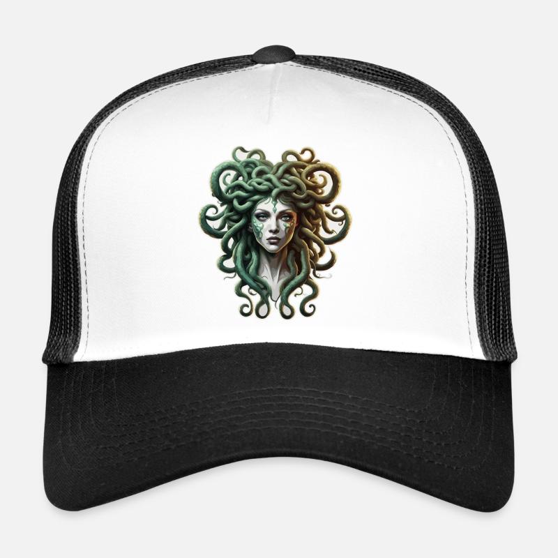 Méduse / Mythologie grecque / Tête de serpent Casquette trucker 