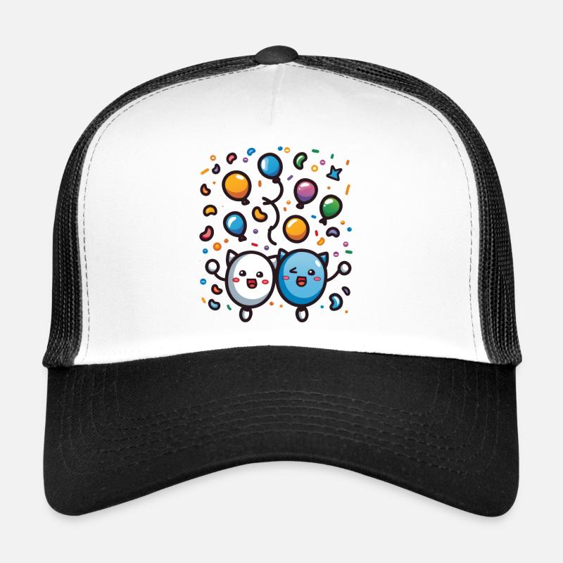 Joie de carnaval avec des confettis Casquette trucker 