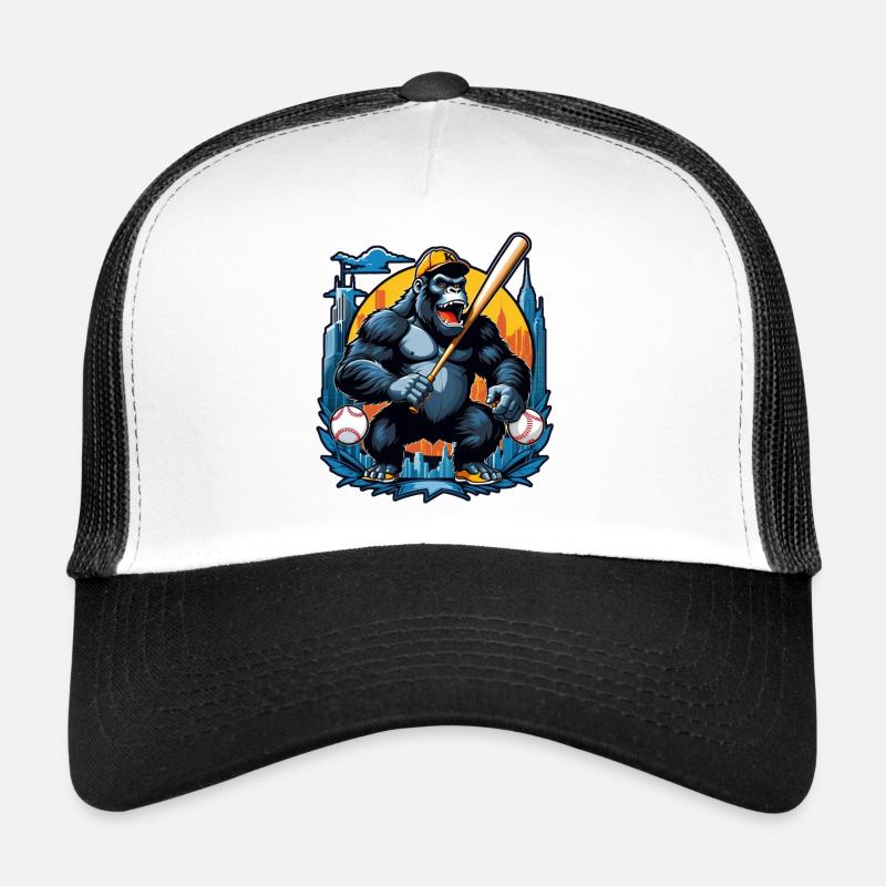 Gorilla with Gold Chain Trucker Cap