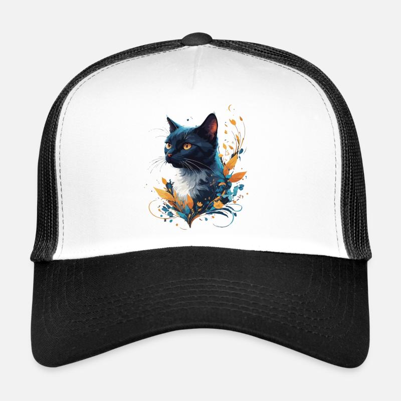 Bunte Katze Trucker Cap