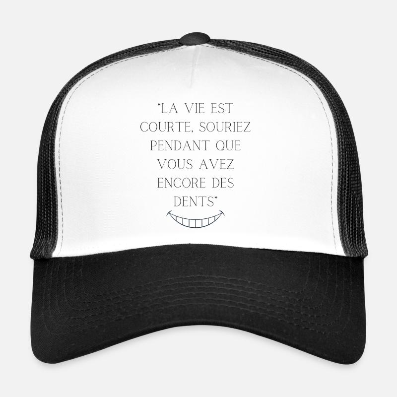 La vie est courte Casquette trucker 