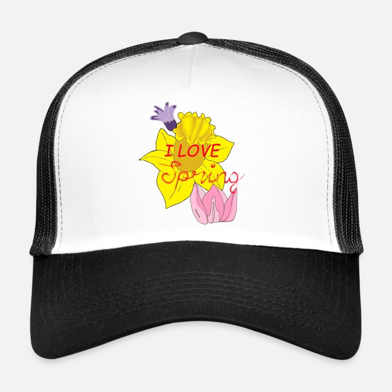 J’adore le printemps Casquette trucker 