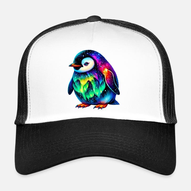 Aurora Borealis Pinguin Trucker Cap