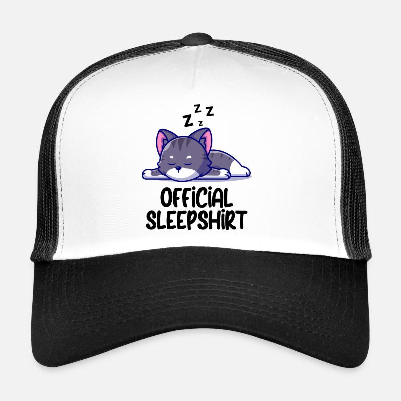 Lustiges Bild Witzig Humor Geschenkidee - Trucker Cap - Weiß/Schwarz