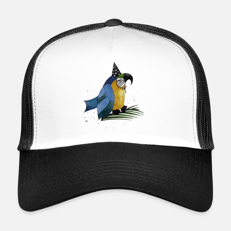 Joyeux anniversaire petit perroquet Casquette trucker 