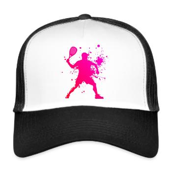 Racquetball Games Pickleball Games Racquetball - Trucker Cap - white/black - Front