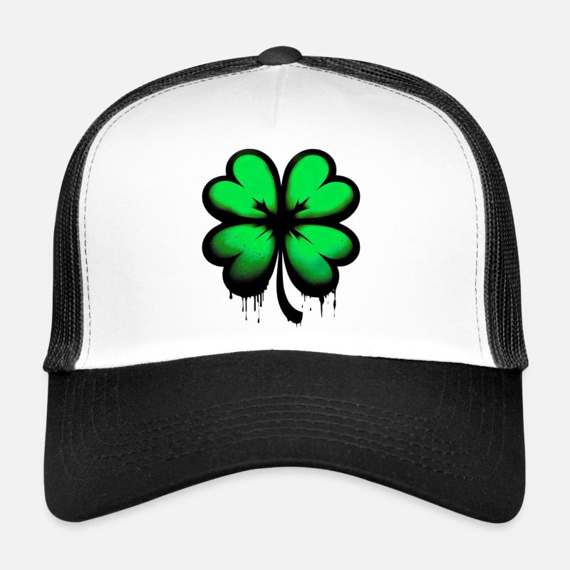 Four-leaf clover Trucker Cap