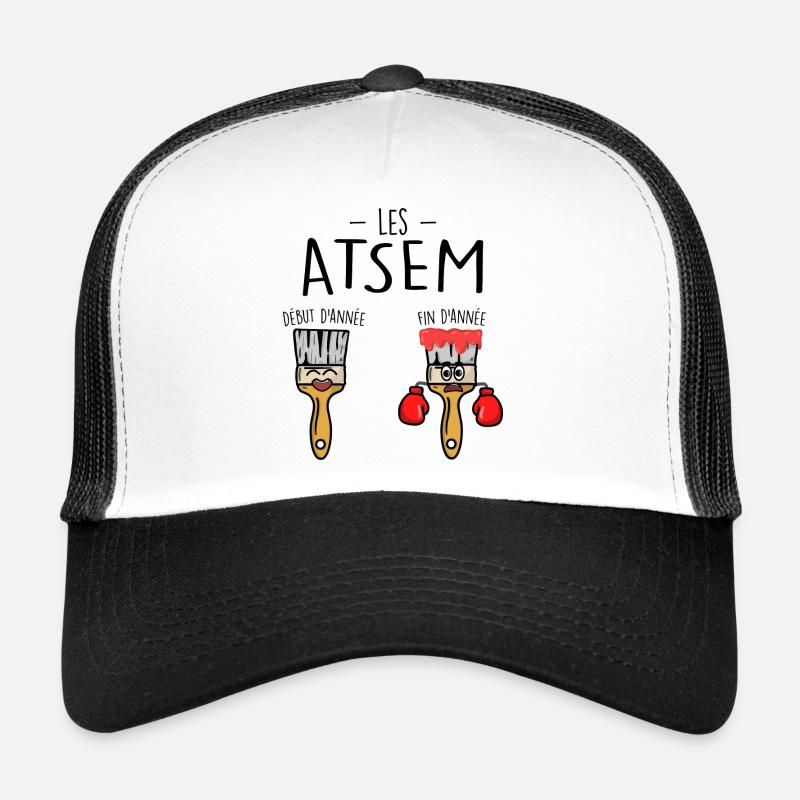 ATSEM zu Beginn und Ende des Jahres Trucker Cap