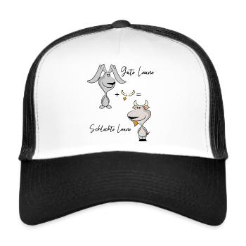 good mood - Trucker Cap - white/black - Front