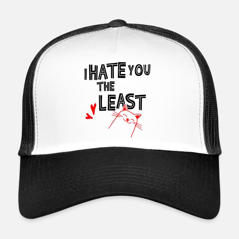 Je te déteste le moins Casquette trucker 