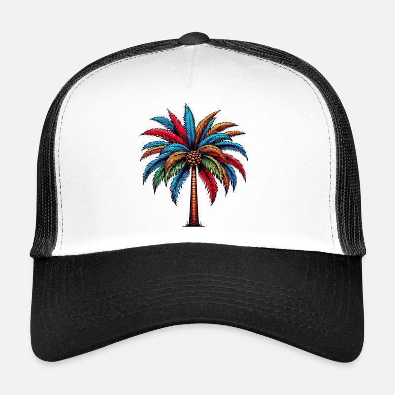Palm tree Trucker Cap