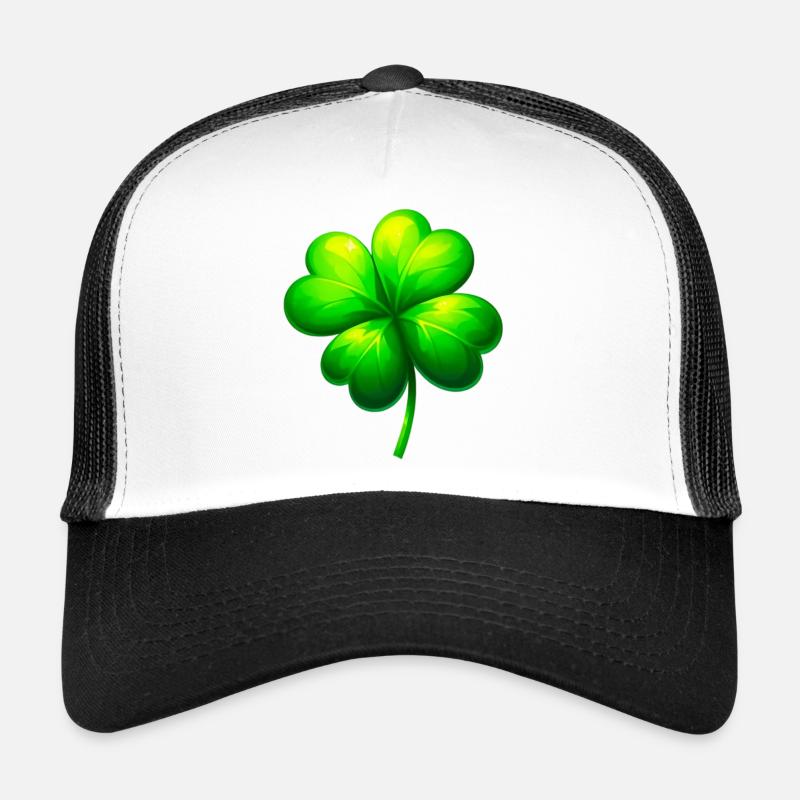 Four-leaf clover Trucker Cap