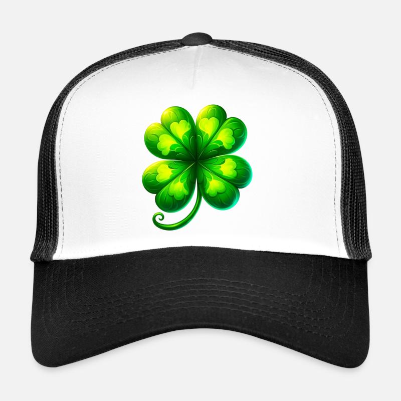 Trèfle à quatre feuilles Casquette trucker 