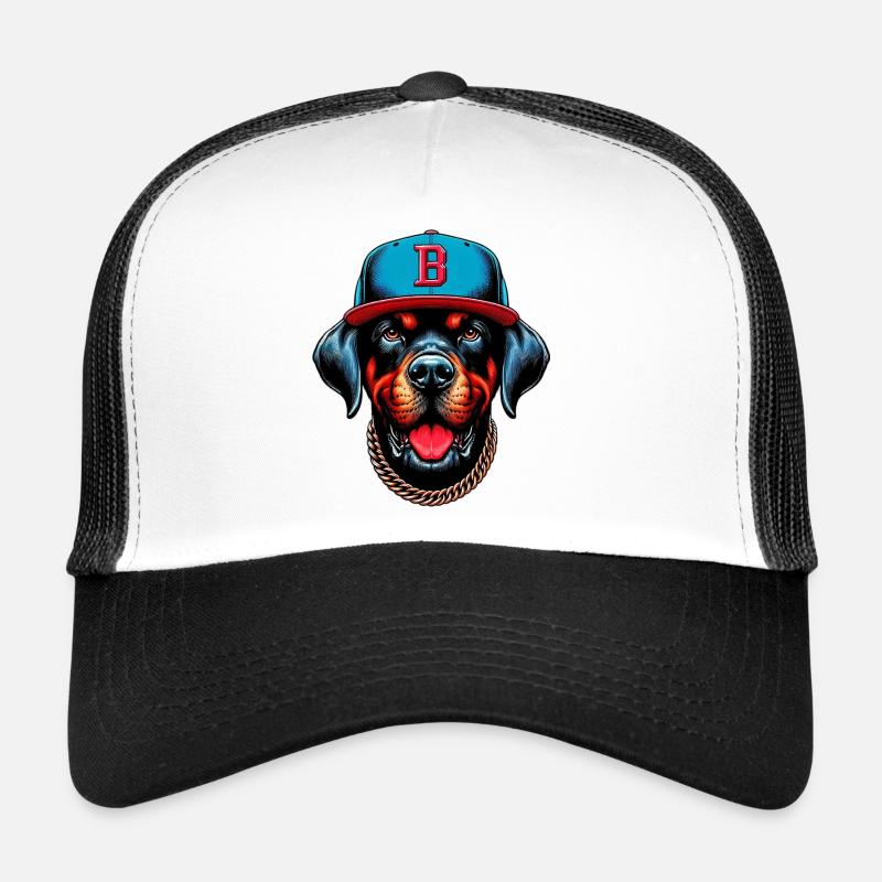 Chien Casquette trucker 