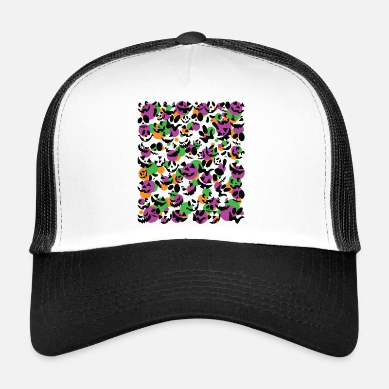 Ghost Party. - Trucker Cap - white/black
