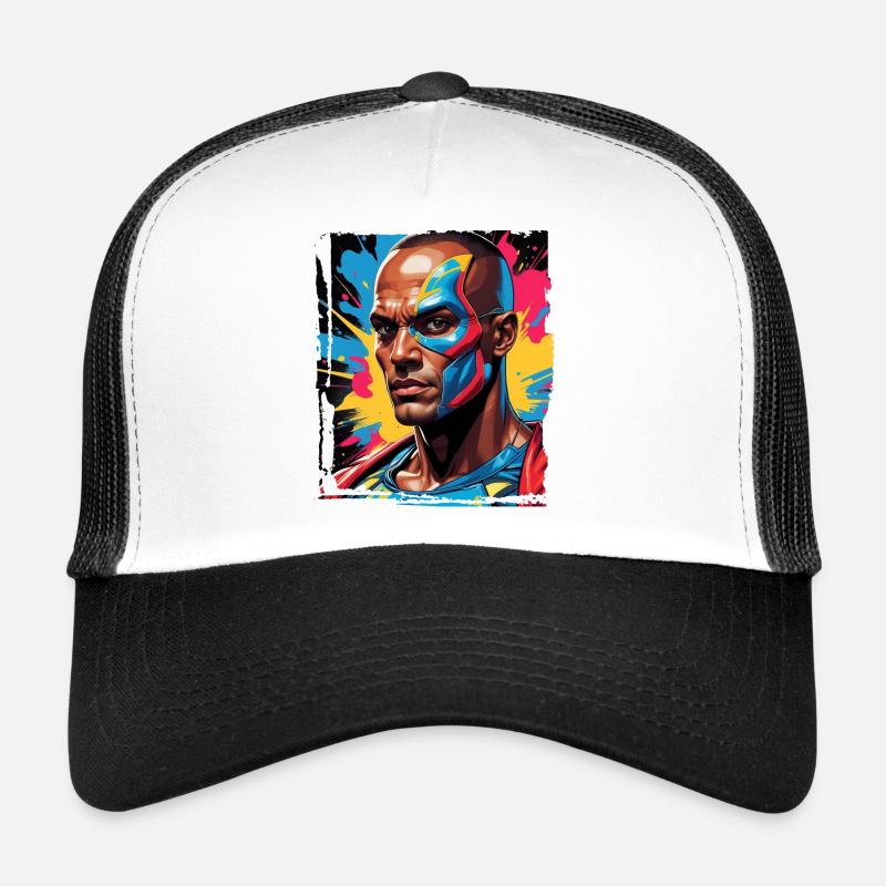 Portrait d’un super-héros de science-fiction Casquette trucker 