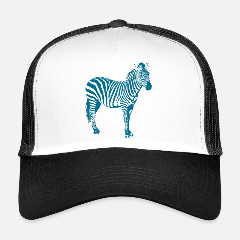 Zebra - Trucker Cap - Weiß/Schwarz