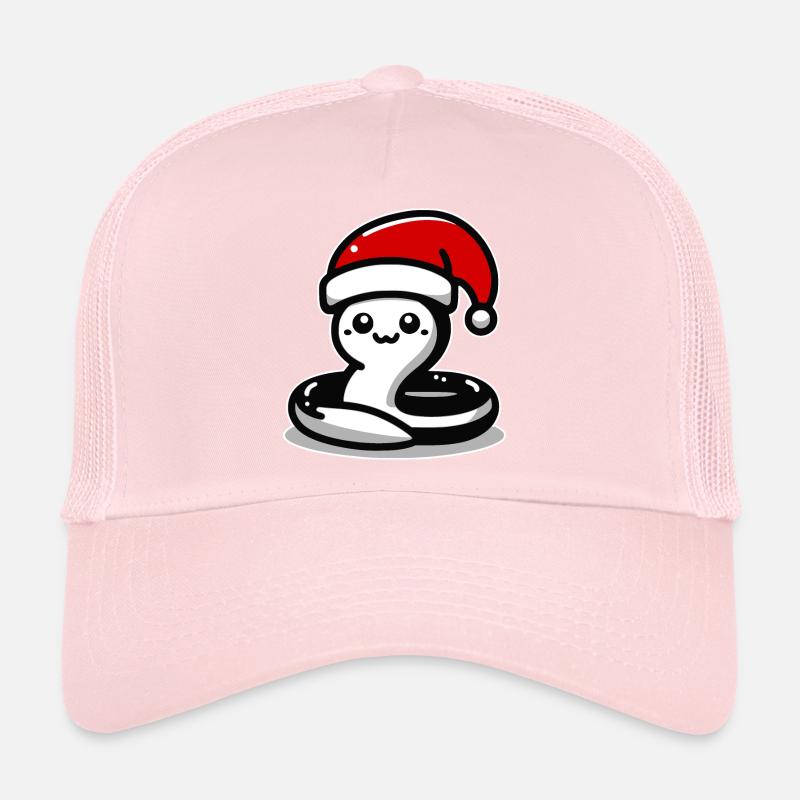 Serpent anguille de Noël Casquette trucker 