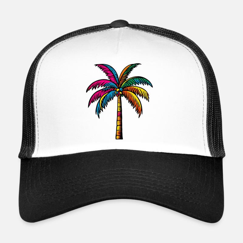 Palm tree Trucker Cap