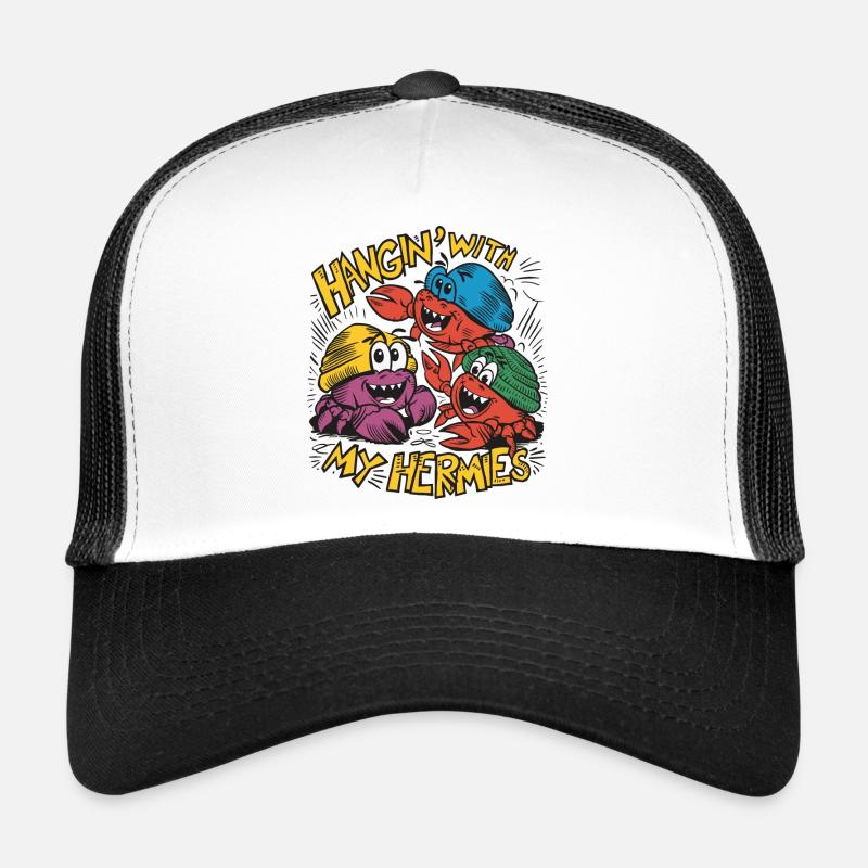 Sur la route avec mes crabes Casquette trucker 