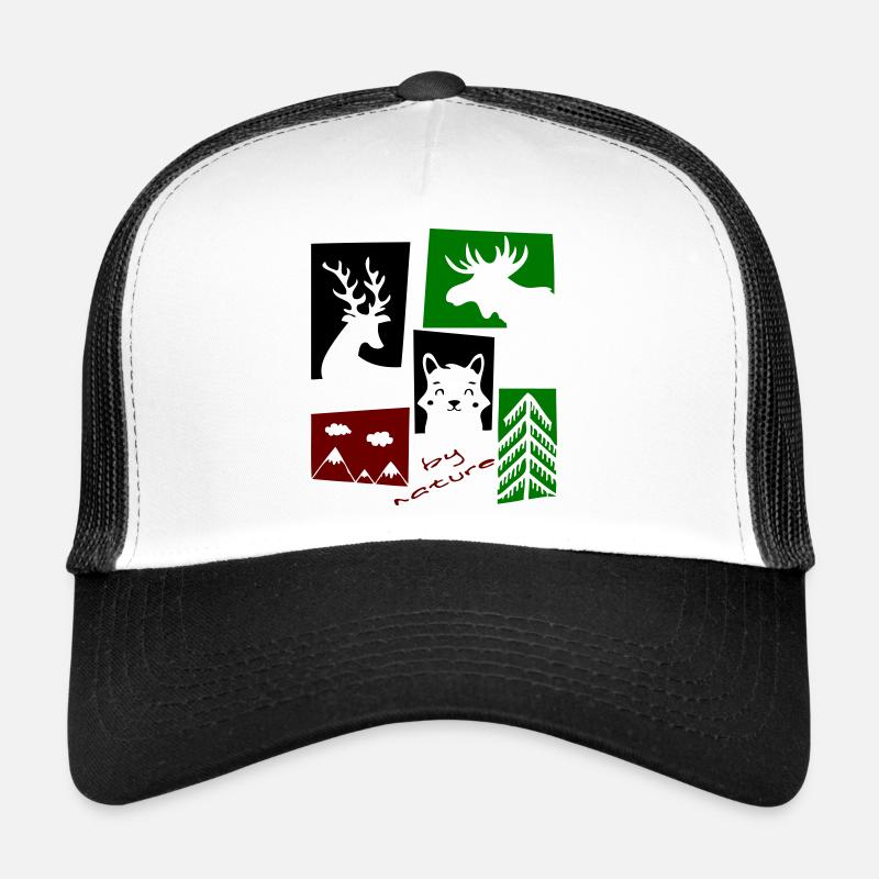 Forest and deer nature Trucker Cap