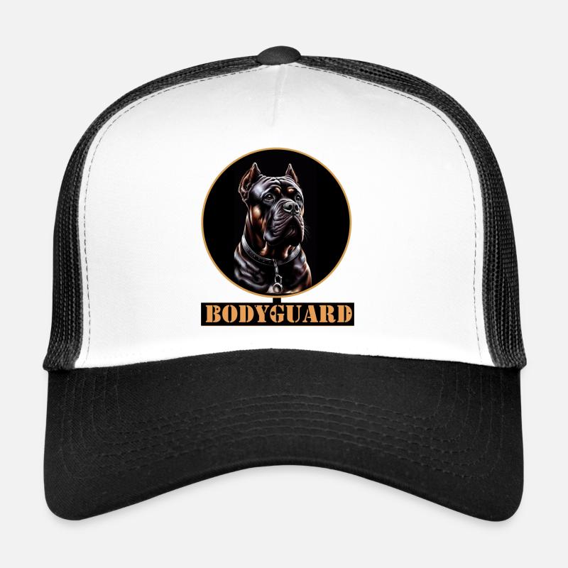 Bodyguard Cane Corso Portrait Trucker Cap