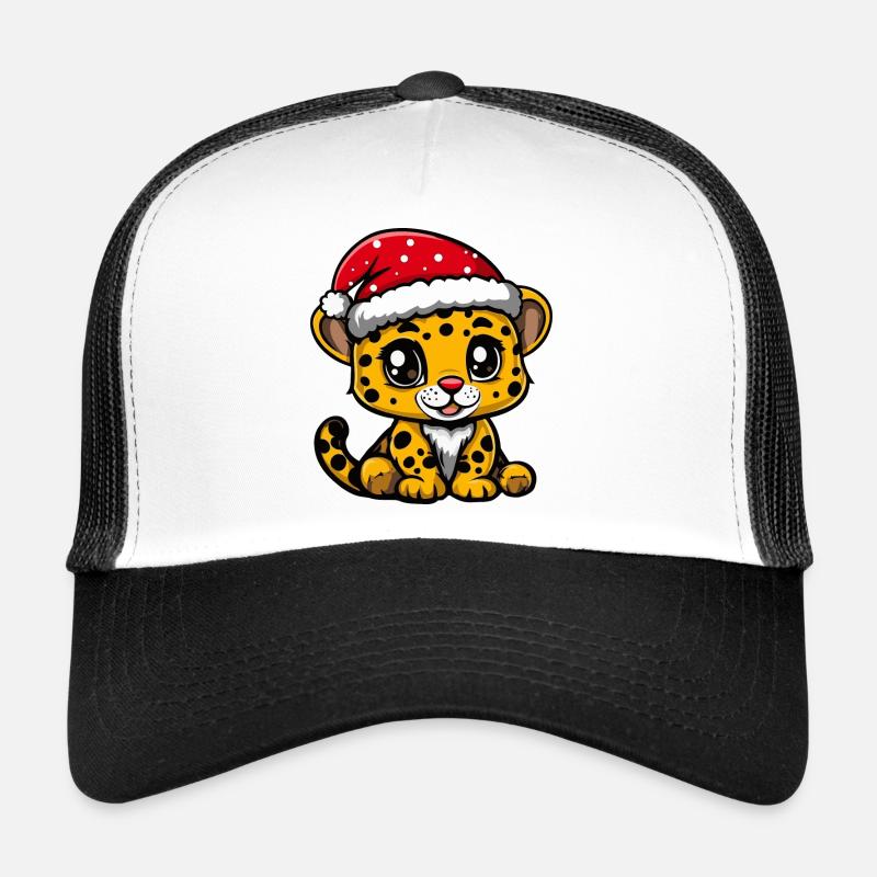 Noël léopard Casquette trucker 