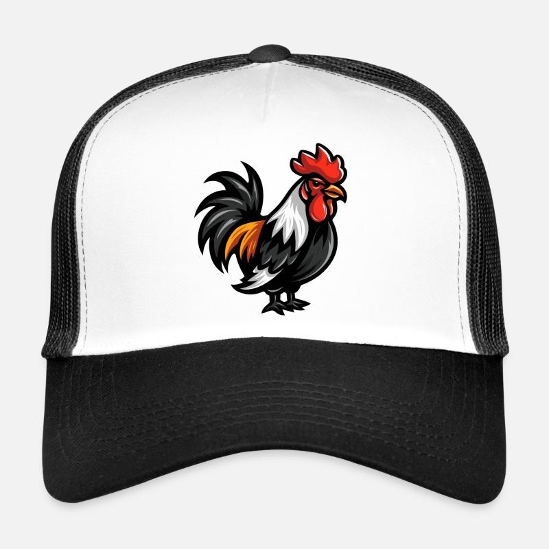 Rooster Comic Trucker Cap