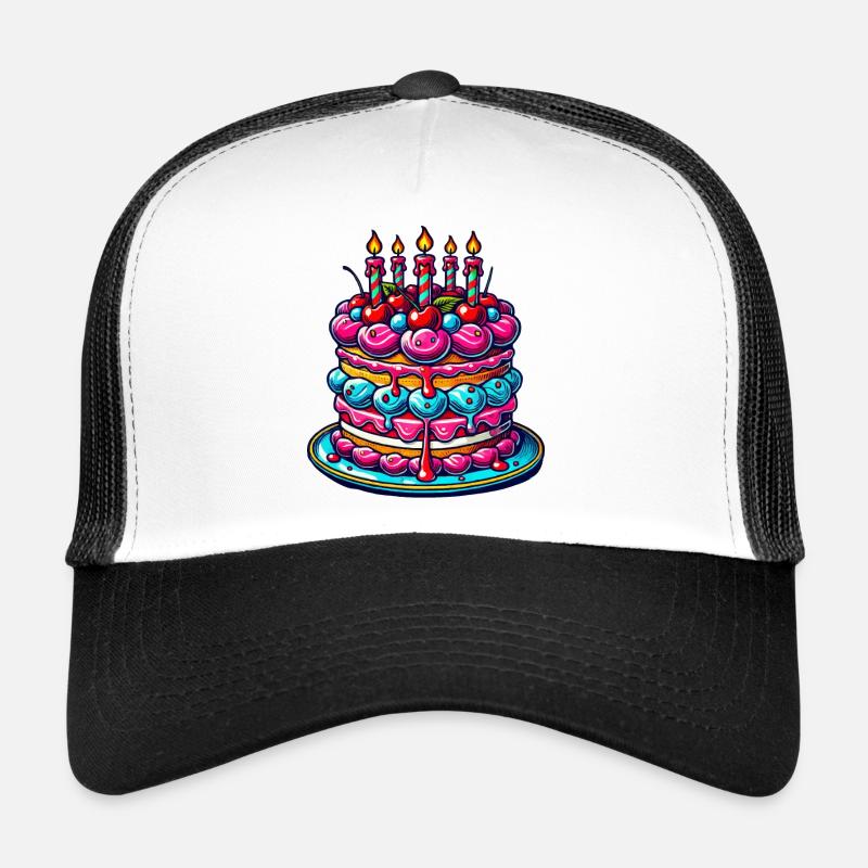 Gâteau d'anniversaire Casquette trucker 