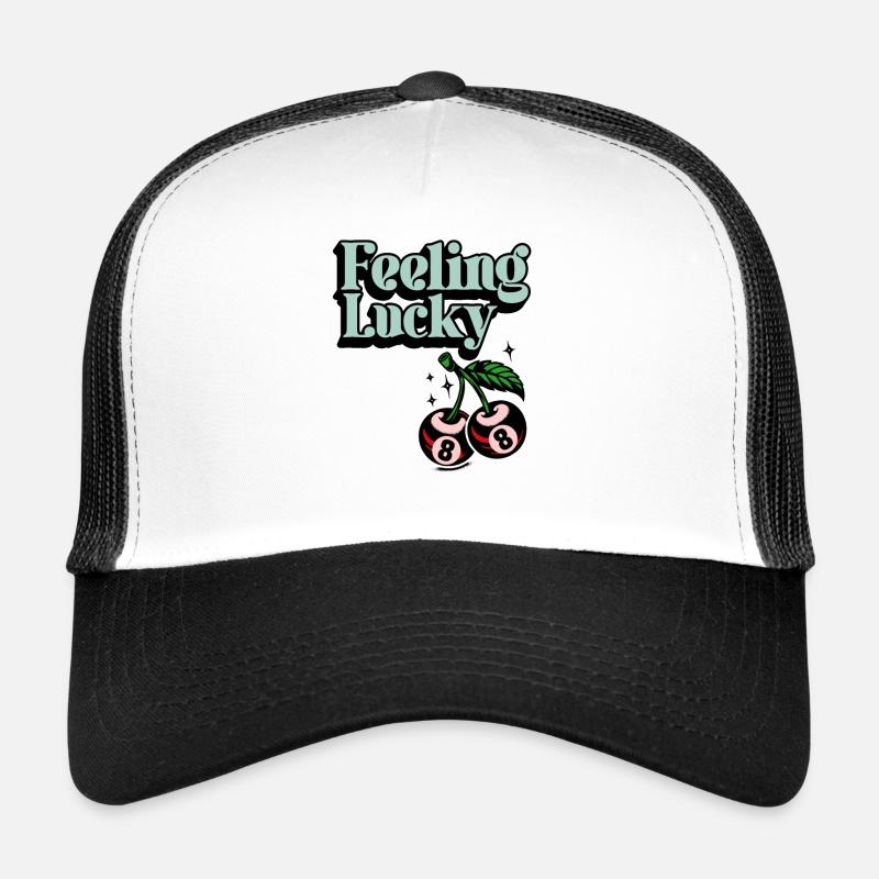 Lucky Cherries Feeling Lucky Luck in a retro look Trucker Cap