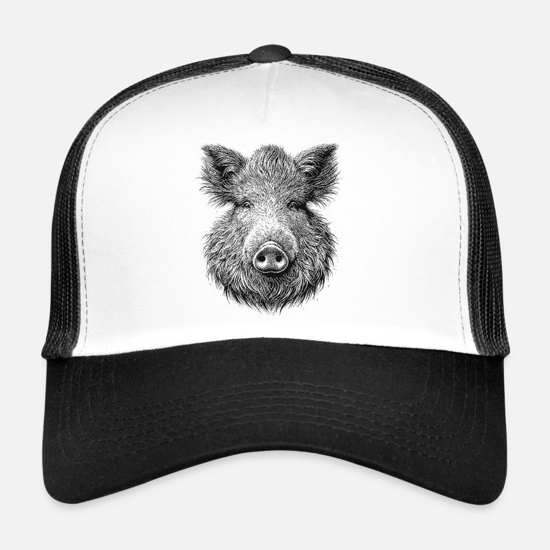 Wild boar Trucker Cap